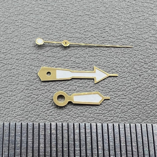 Lume Golden Trim Watch Hands Set for NH34 NH35 NH36 NH38 NH39