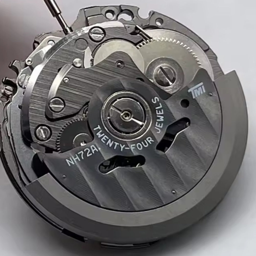 Nouveau mouvement automatique noir creux Seiko SII NH72 NH72A fabriqué au Japon