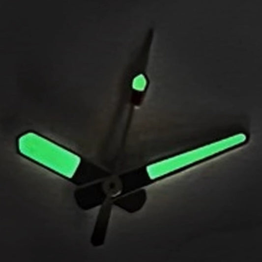 17mm C3 Super Green Lume steel watch hands for SKX, SBBN with NH35A/NH36A movement