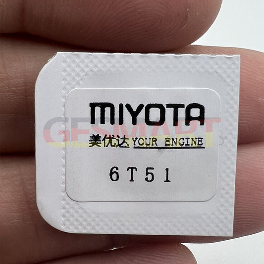 Japan Made Complete Barrel with Mainspring for Movement 6T51 6601, precise fit for watch repairs.