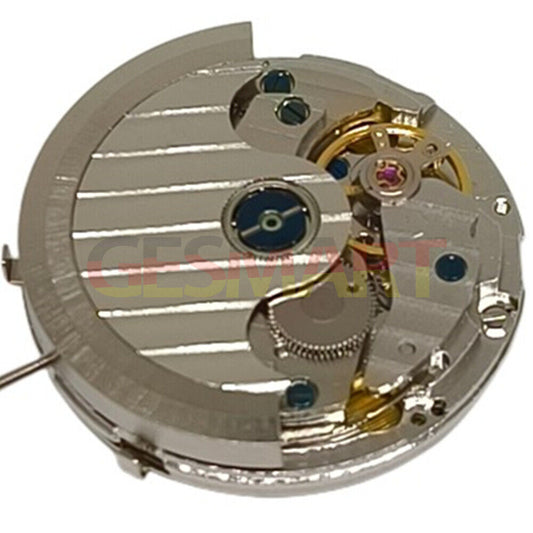 ST10 automatic watch movement with date at 3, small seconds at 6/9/12, precision engineering by Chinese brand.