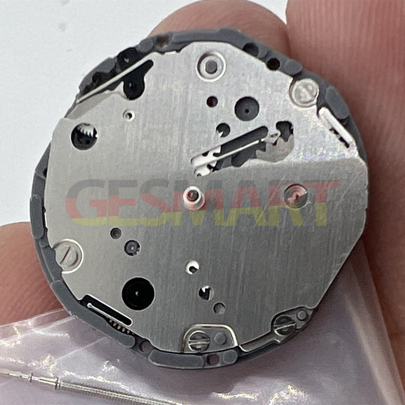 Hattori Epson TMI VD86A quartz watch movement, Japan-made, precise timekeeping component for repairs.