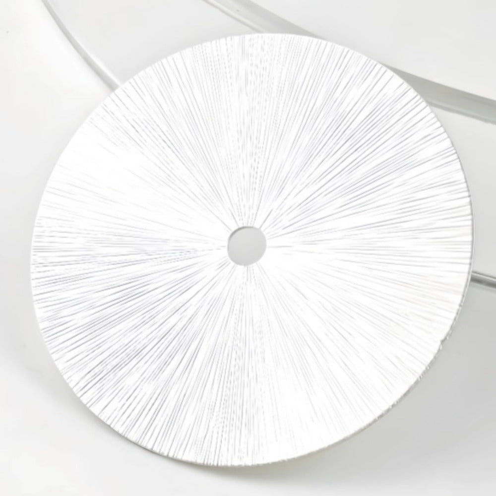 White 28.5mm modified solar radiation pattern watch dial, fits Miyota 8215 8200 movements, brand compatible.