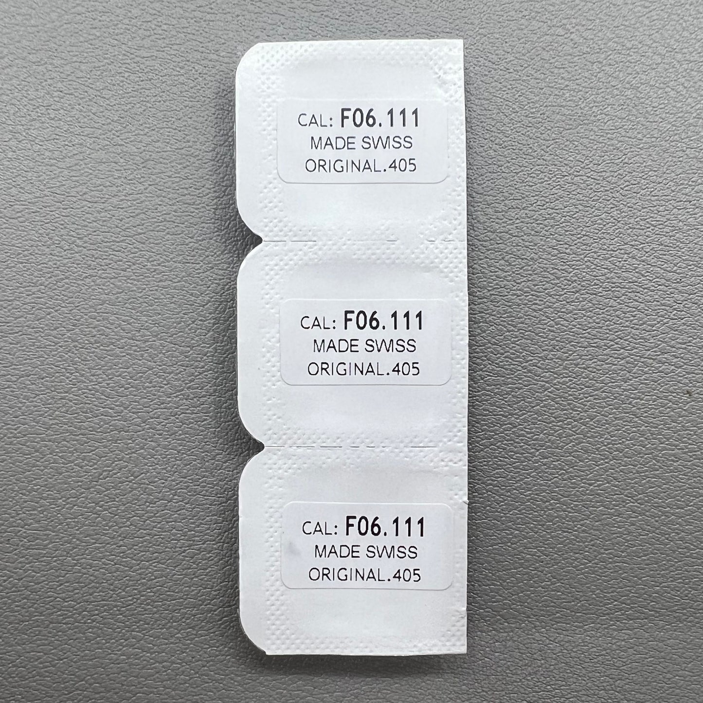 Replacement watch winding stems set for ETA F06.111 movement, durable and precise.