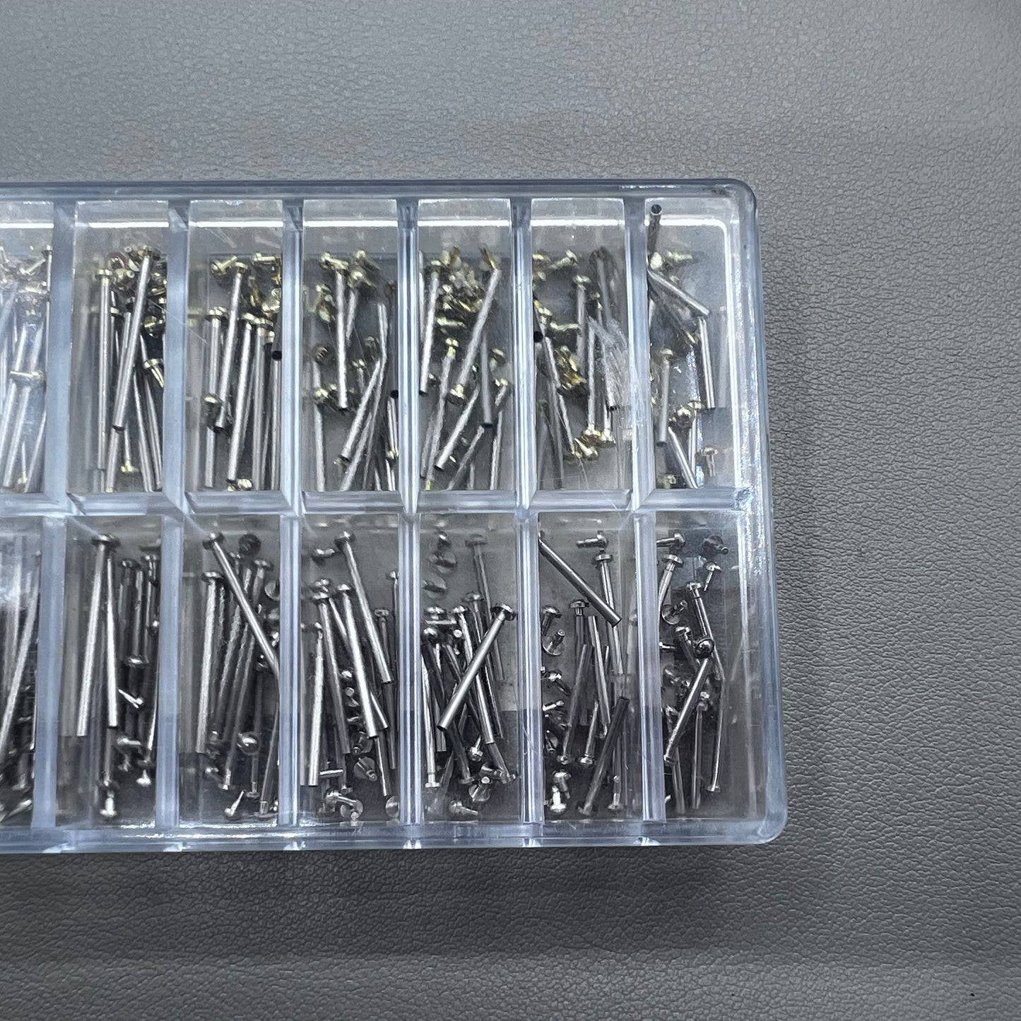 Assortment 200 PCS Watch Strap Screws Tube Friction Pin Clasp Strap Bracelet Rivet End