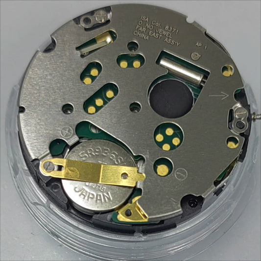Swiss Made ISA 8371D quartz watch part for precise timekeeping and durable repair.
