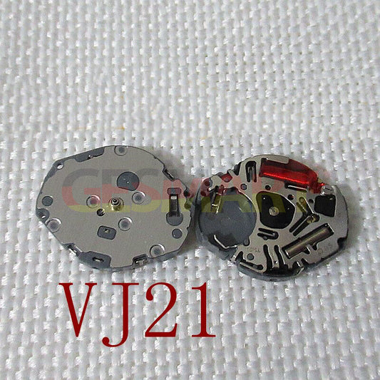 Hattori Epson TMI VJ21C quartz watch movement, precision timekeeping, Japan-made accessory.