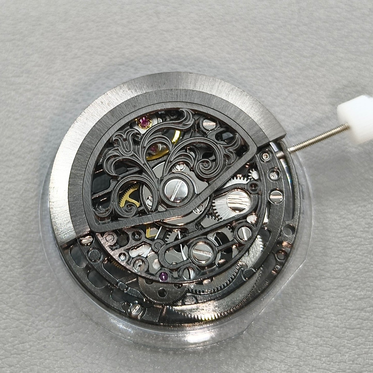 HZ7500A Black Hollow Round Automatic Mechanical Movement