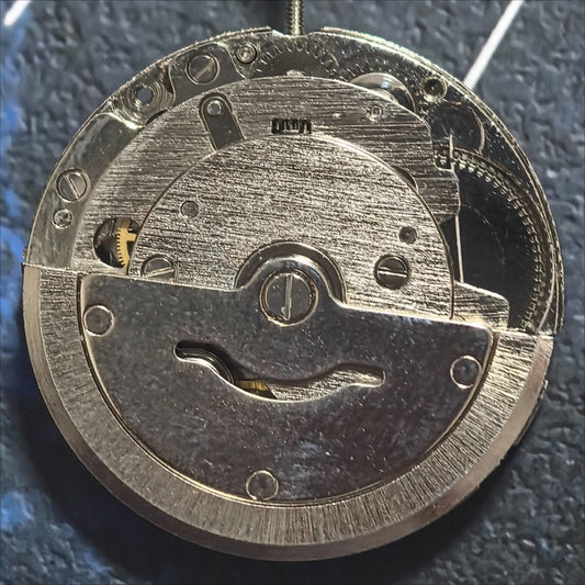 China Made T16 Mechanical Movement Black Disk Double Calendar Date At 3