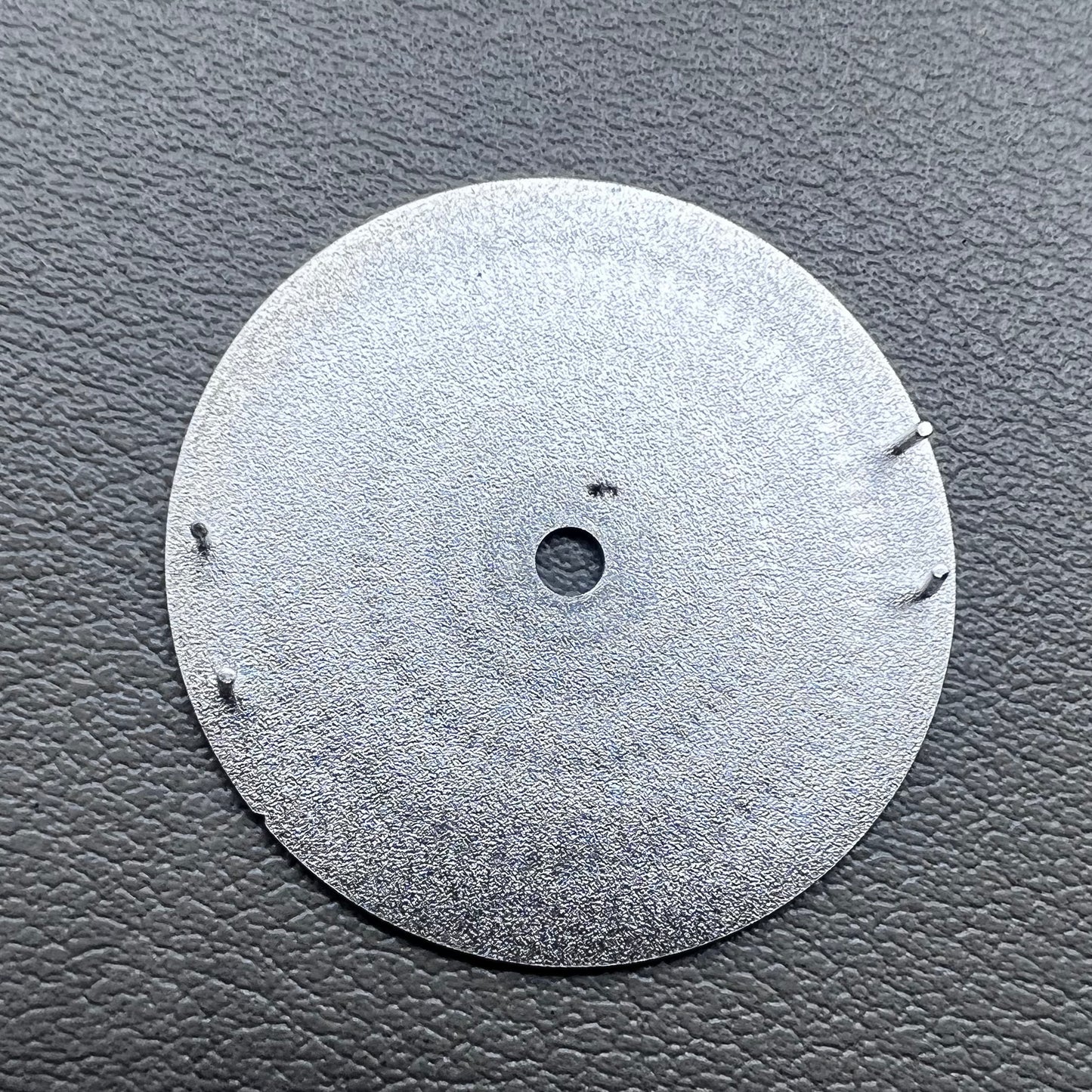 Ice Blue 28.5mm watch dial with radial pattern, no lume, for Miyota 8215 movement.