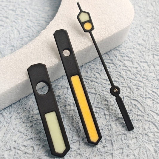 C3 Super Green+Orange lume watch hands for NH34/35/36/38 movements