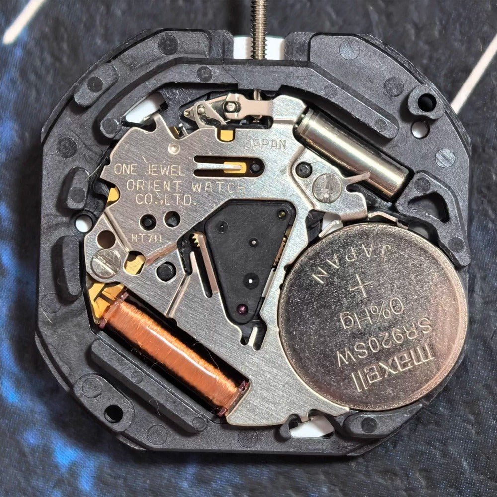 Japan Made Orient HT711 Quartz Movement 3 Hands Date At 6 Watch Part