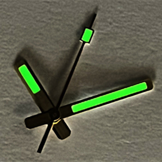 Gold trim C3 Super Lume watch hands for 62MAS SKX007 SPR777 NH35 NH36, luminous and precise.