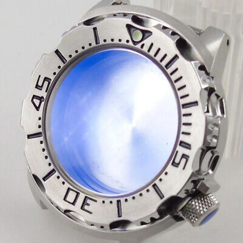 42MM Sapphire Glass Monster Watch Case Fit For NH35A Nh36A ETA 2824 Movement