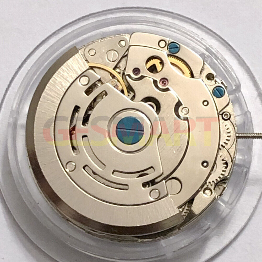 NN 2813 automatic watch movement, featuring single calendar and small seconds at 6 o'clock.