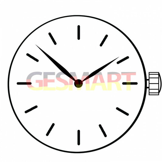 Hattori Epson TMI VJ20C quartz watch movement, Japan-made precision for reliable timekeeping.