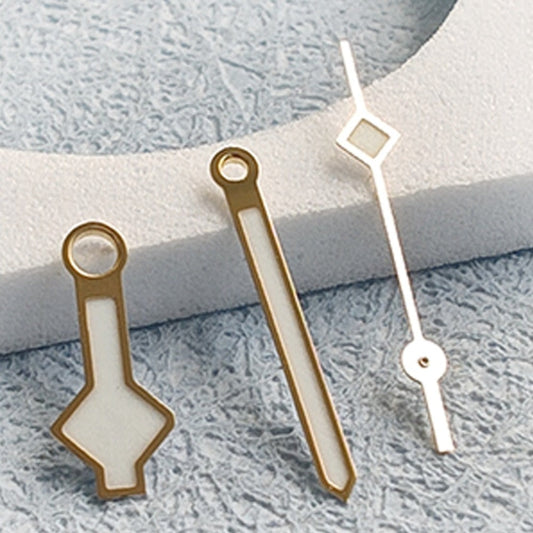 Golden Trim C3 BGW-9 blue lume watch hands for NH34 NH35 NH36 NH38 movements, sleek design.