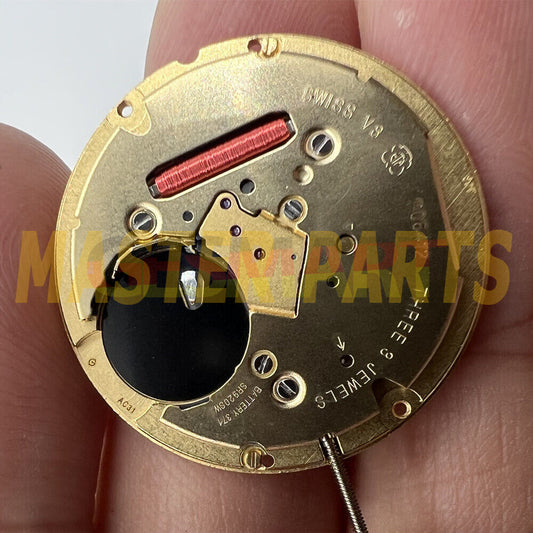 Original ETA F06.412 quartz watch movement, replacing 955.112, for precise timekeeping.