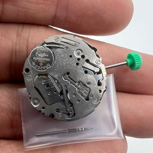 Japan Made Miyota FS16 quartz watch movement with date at 3 o?clock, single calendar by Miyota.
