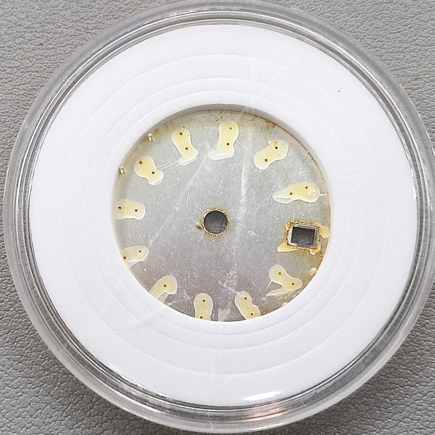 Modified Solid Silver 28.5mm MOP Seashell Watch Dial for NH34 GMT Movement