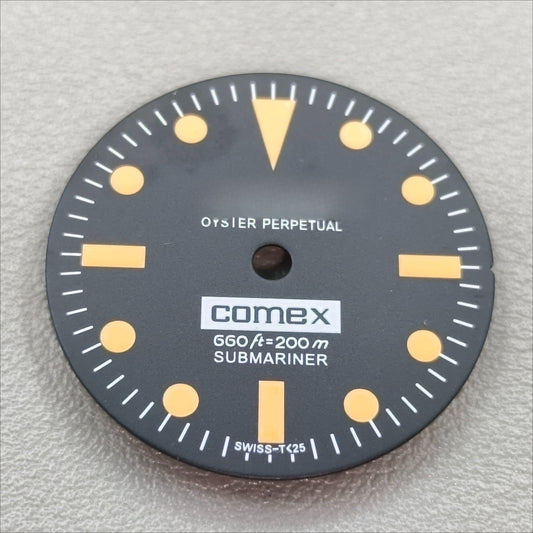 watch dial with R logo