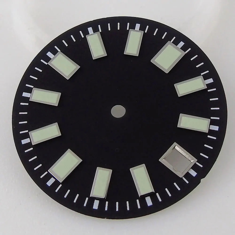 29mm Super Luminous Watch Dial For ETA2824 2836 NH36/35 7S26 62mas Date Sunburst