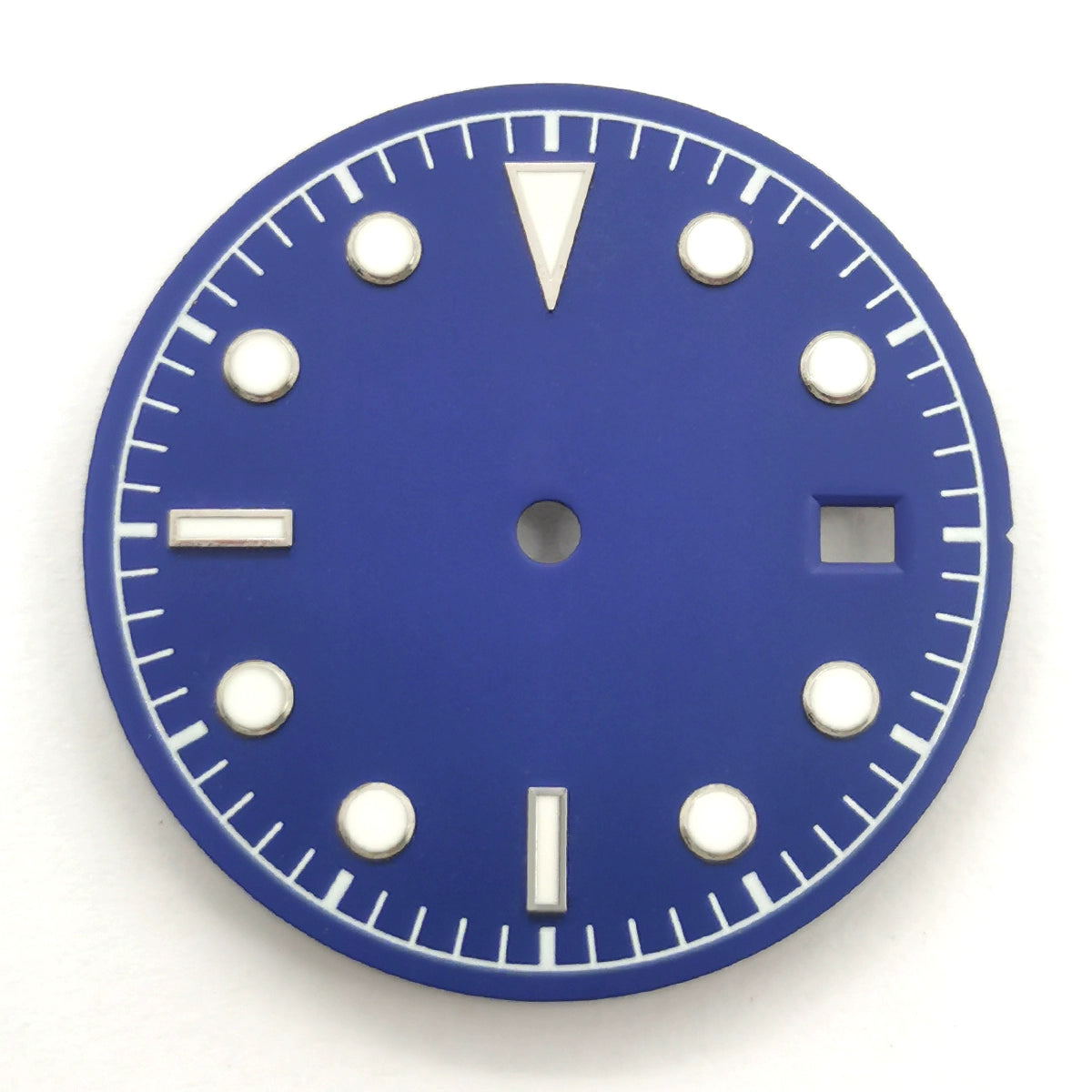 30.5mm Blue+White Green Lume Watch Dial For ETA2836 2824 Miyota 8205 8215
