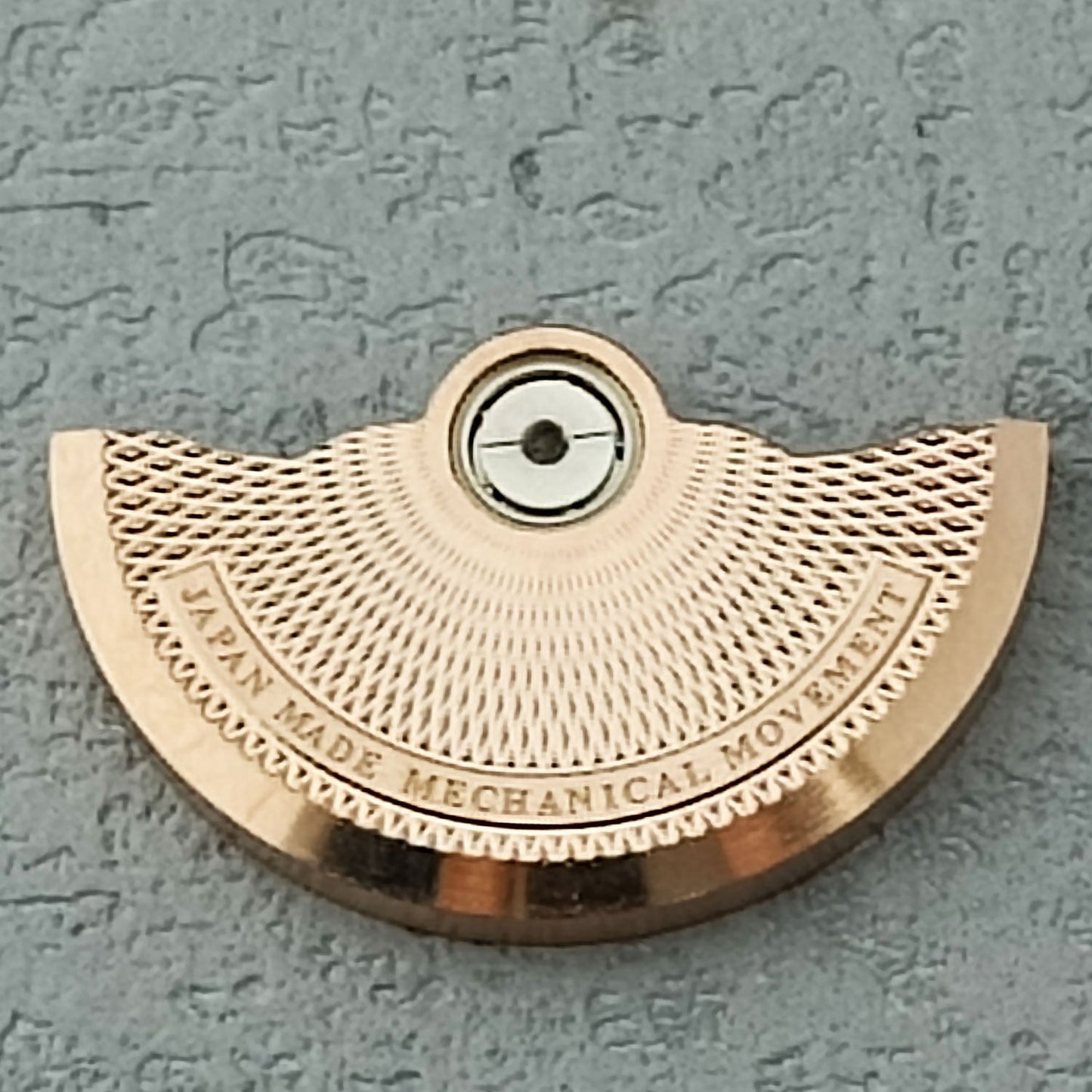 Rose Golden Dense Diamond Pattern Rotor Oscillating Weight for NH34 NH35 NH36 NH38