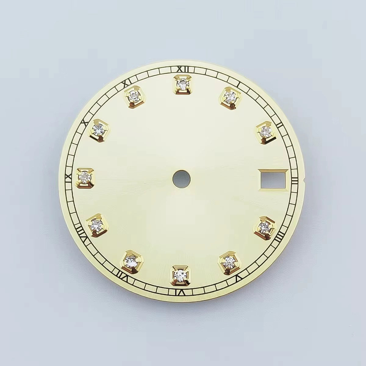 Golden Nail Golden 28.5mm Watch Dial Fit For NH36 Movement No Logo