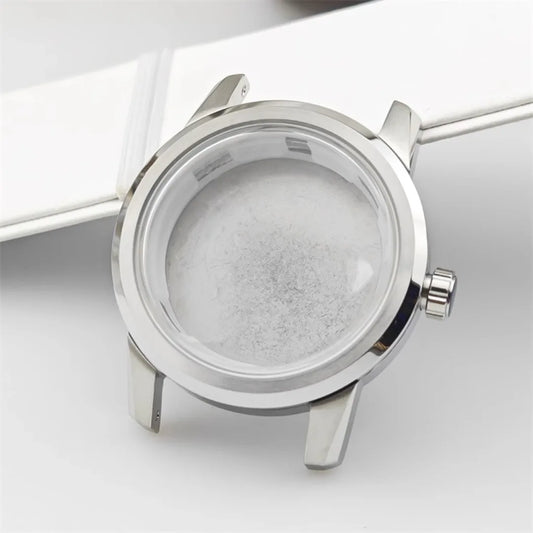 Stainless Steel Watch Case Suitable for 32.5mm Watch Dial for NH35 Movement