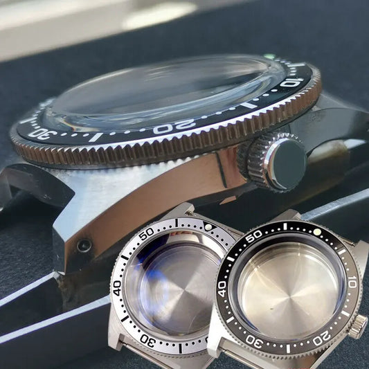 300M Diver 40mm Stainless Steel Watch Case with Ceramic Bezel fit NH35/NH36