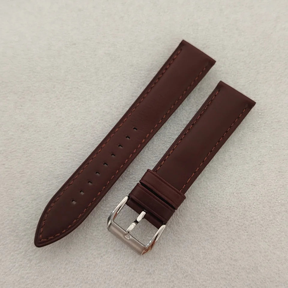 33.2mm Enamel Literal Dial 40mm Steel Watch Case and Strap Set for NH35 / NH36