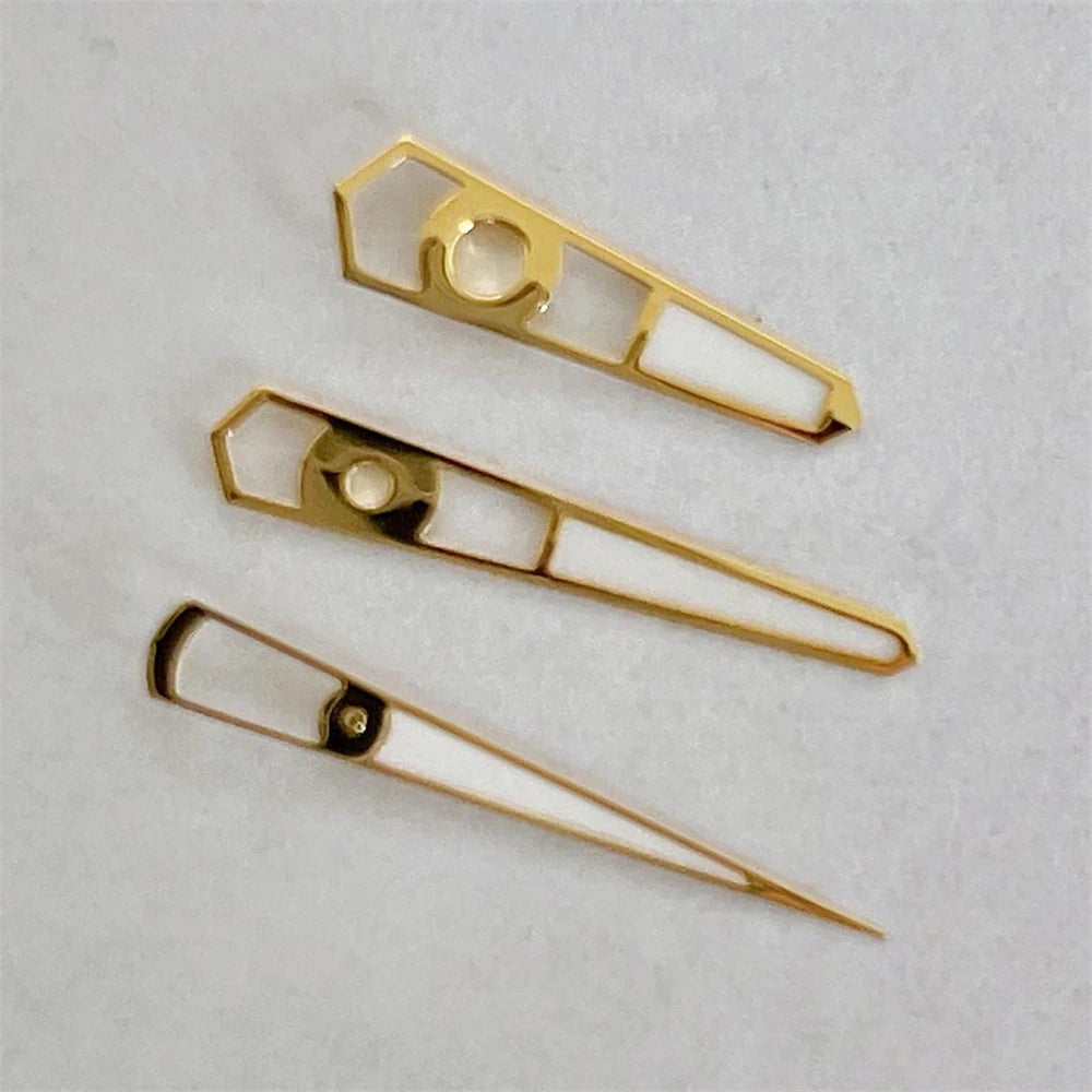 Green Luminous Watch Hands 3 Pins Silver/Gold/Rose for NH35 NH36 4R 7S Movement