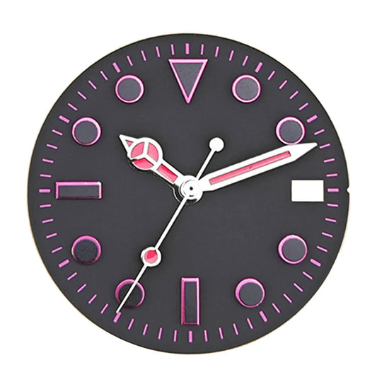 28.5mm Watch Dial + Watch Hands for NH34 NH35 4R35 Movement Modified Part