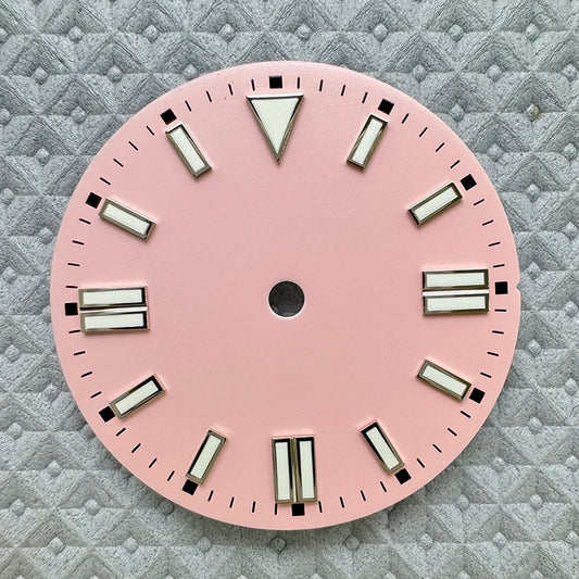 28.5mm No Logo Multicolor Face with Luminous Watch Dial for NH35/NH36/4R/8215