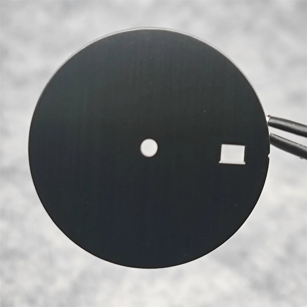30.5mm Solid Color Watch Dial for NH35 Movement Vertical Pattern Modified