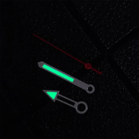 White Red Watch Hands for NH35 NH36 4R 7S 8mm*11mm*12mm Green Luminous