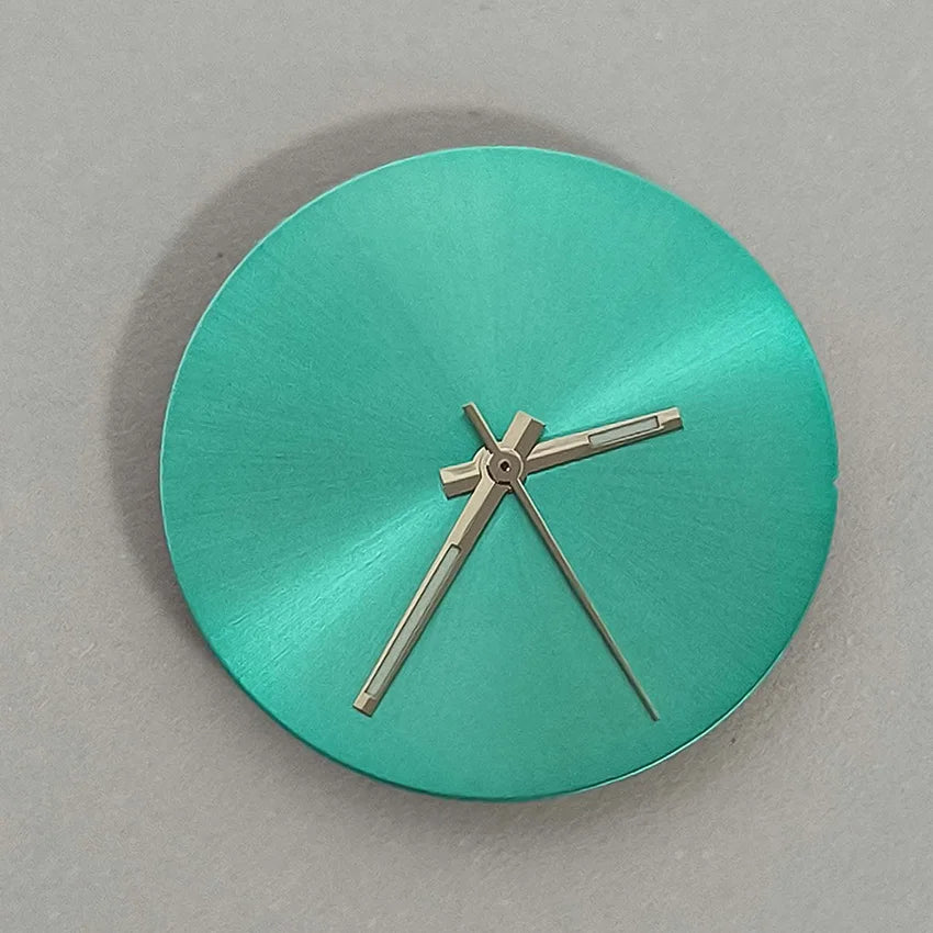 28.5mm Watch Dial with Hands for NH35 NH36 4R 7S Movement with Green Luminous