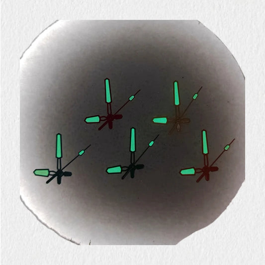 Seiko CandyColor Green Luminous 8mm*12mm*12.5mm Watch Hands for NH35/NH36/4R/7S