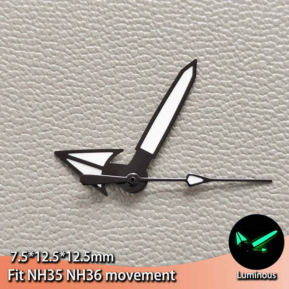 Multi Color Watch Hands Suitable For NH36 NH35 Movement with Luminous