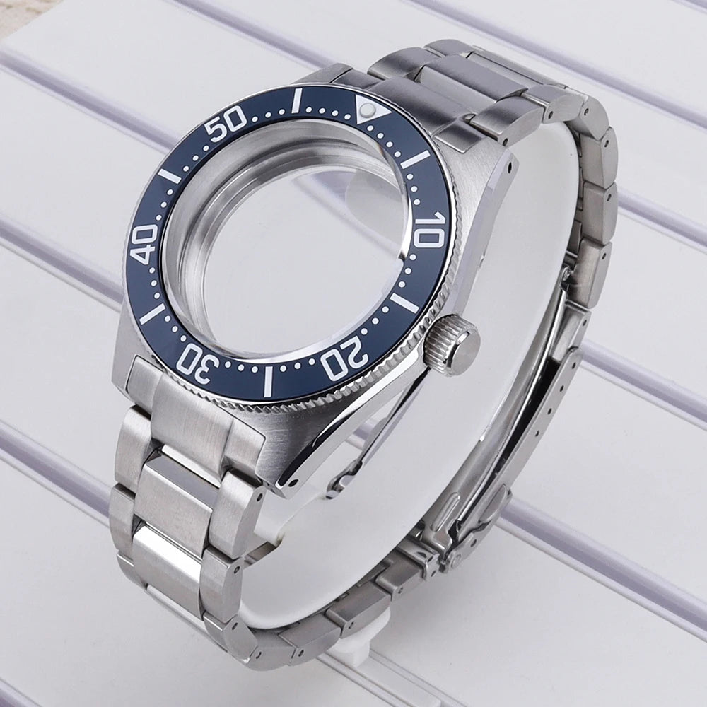 40mm Watch Case For Mod SPB143J1/SPB253J1 Tiger Whale NH35 NH36 NH34 4R36 NH70