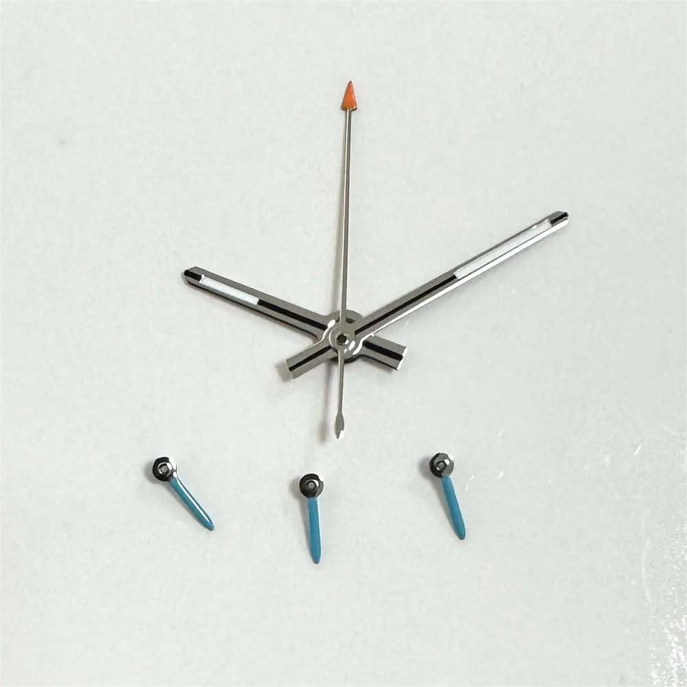 6 Pins Watch Hands Fit for VK63 Quartz Movement Replacement Green Luminous