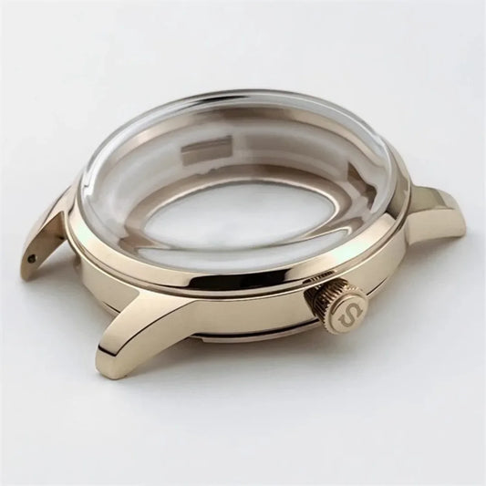 39.5mm Arch Glass Watch Case Stainless Steel Case for NH35 NH36 4R35A 4R36A