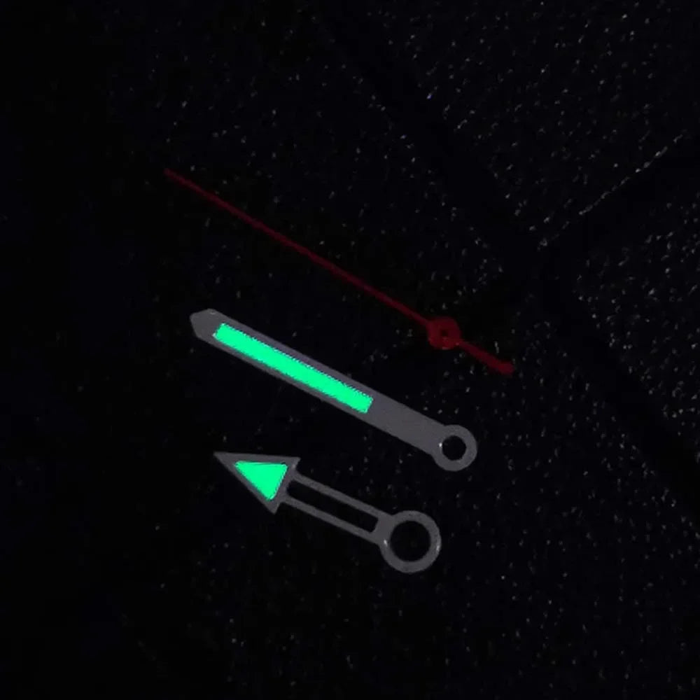 White Red Color Green Luminous Watch Hands for NH35/NH36/4R/7S Movement