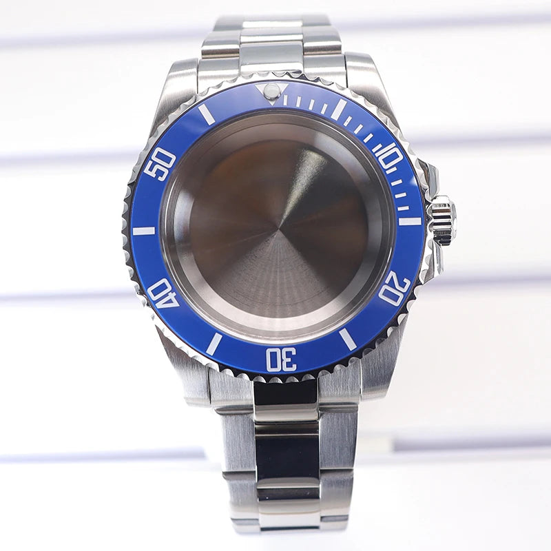 40mm Steel Watch Case For Submariner NH35 NH36 NH34 NH38 ETA 2824 Miyota 8215