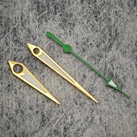 Gold Silver Hands Green Luminous Watch Hands for NH35/36/4R Mechanical Movements