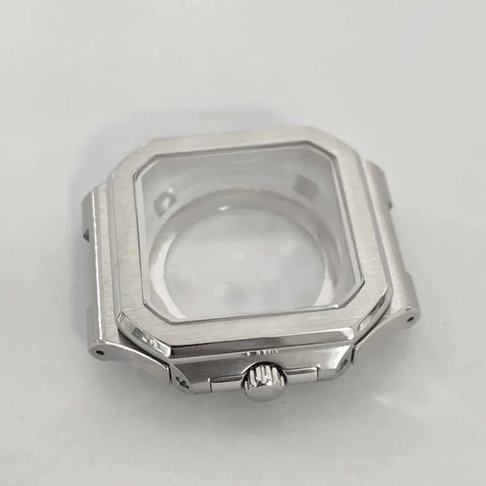 42mm Sapphire Watch Case Strap for NH35/H36 4R Square Case Fit 29.5MM Dial