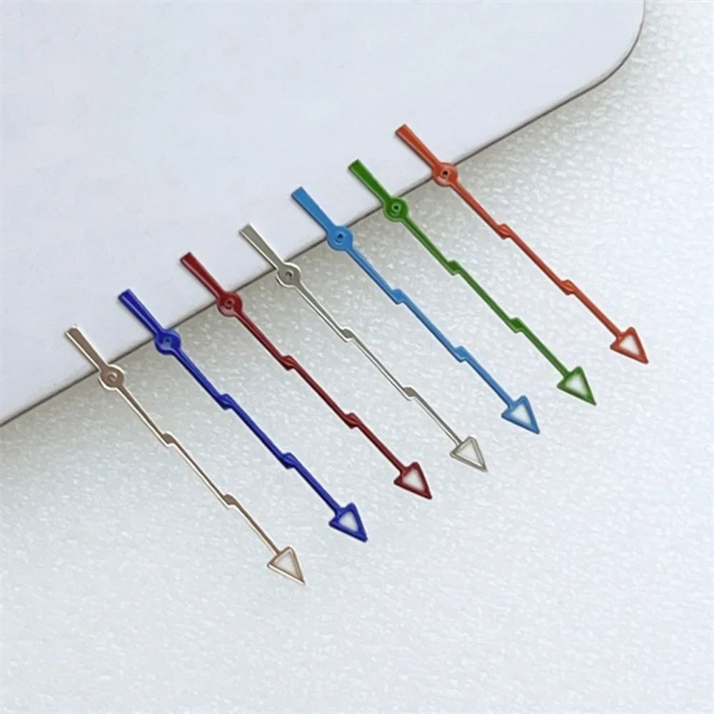 7 Colors Lightning Watch Hands Pointer Green Luminous Second Hands for NH36/4R36