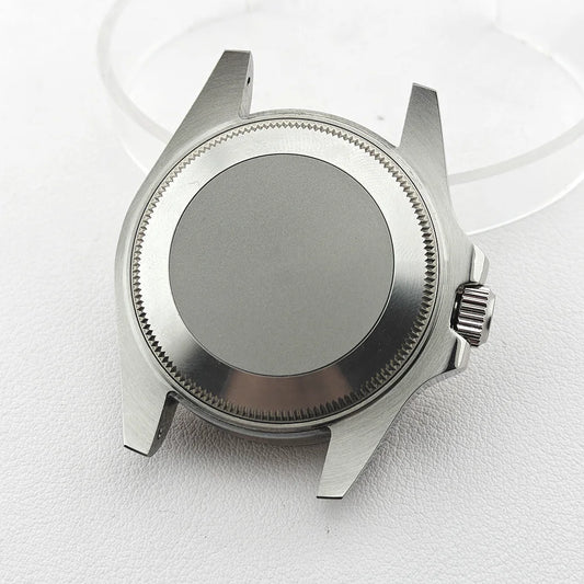 42.8mm Watch Cases Sapphire Both Side Curved Glass Ceramic Bezel For NH34/36/38