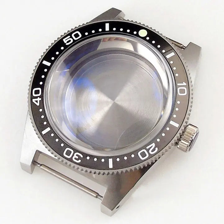 40mm Sapphire Glass Watch Case Fit NH34 NH35 NH36 ETA 2824 300M Water Resistance
